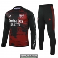 Arsenal Sudadera De Entrenamiento Black Red + Pantalon 2020-2021