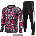 Arsenal Sudadera De Entrenamiento Pink Pattern + Pantalon Black 2021/2022