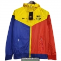 Barcelona Chaqueta Rompevientos Blue Red Yellow 2020-2021