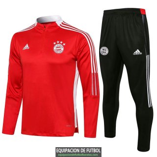 Bayern Munich Sudadera De Entrenamiento Red II + Pantalon Black II 2021/2022