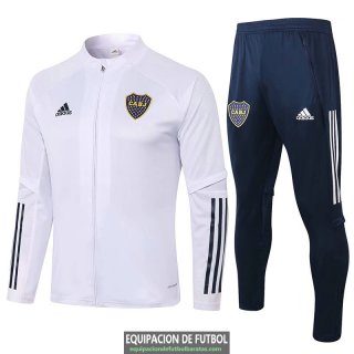 Boca Juniors Chaqueta White + Pantalon 2020-2021