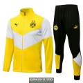 Borussia Dortmund Chaqueta Yellow White + Pantalon Black 2021/2022