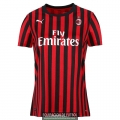 Camiseta AC Milan Camiseta Mujer Primera Equipacion 2019-2020