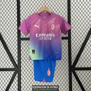 Camiseta AC Milan Ninos Tercera Equipacion 2023/2024