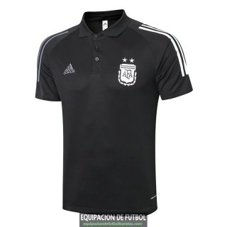 Camiseta Argentina Black Polo 2020-2021