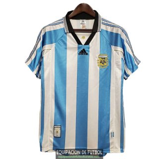 Camiseta Argentina Retro Primera Equipacion 1998 1999