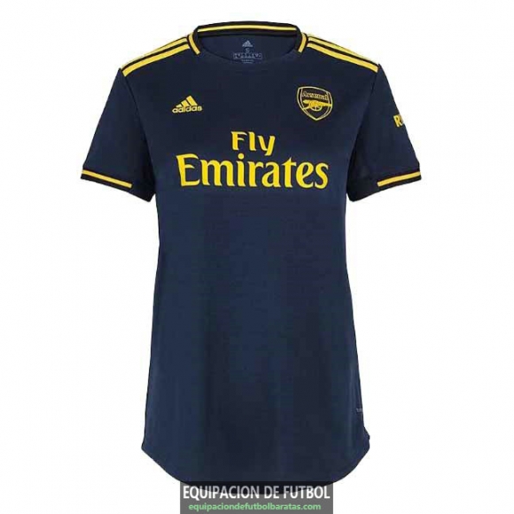Camiseta Arsenal Camiseta Mujer Tercera Equipacion 2019-2020