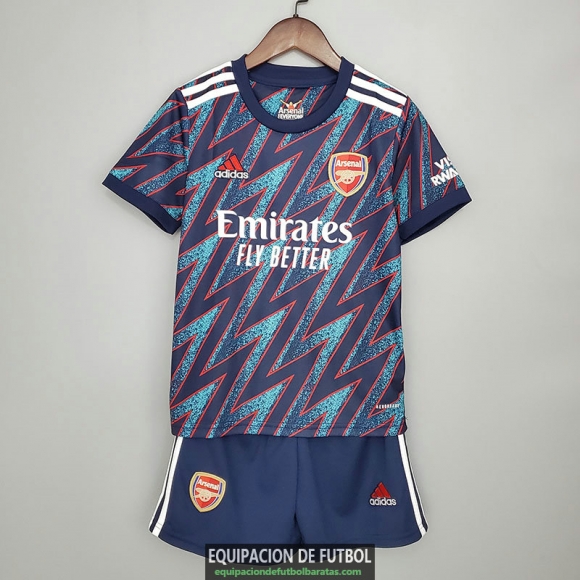 Camiseta Arsenal Ninos Tercera Equipacion 2021/2022