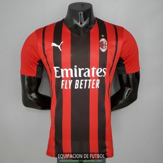 Camiseta Authentic AC Milan Primera Equipacion 2021/2022