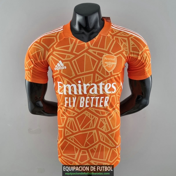 Camiseta Authentic Arsenal Portero Orange 2022/2023