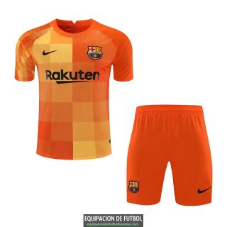 Camiseta Barcelona Ninos Portero Orange 2021/2022
