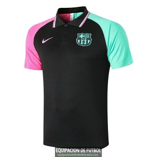 Camiseta Barcelona Polo Purple Black Green 2020-2021