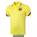 Camiseta Barcelona Polo Yellow 2020-2021