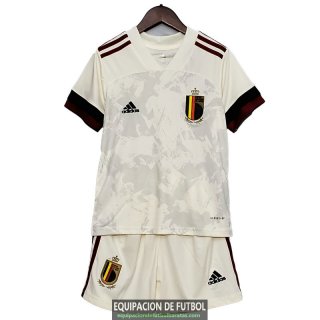 Camiseta Belgica Ninos Segunda Equipacion Euro 2020