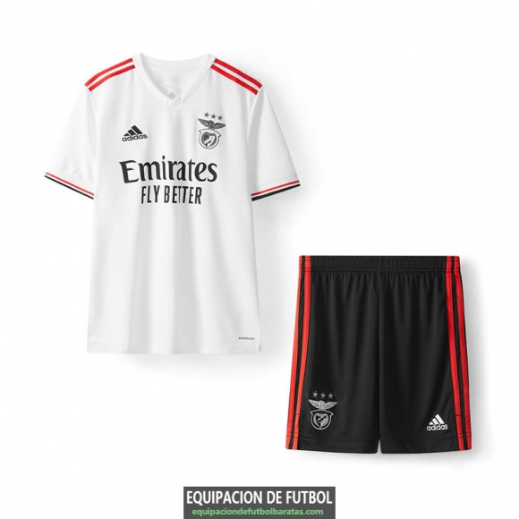 Camiseta Benfica Ninos Segunda Equipacion 2021/2022