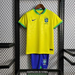 Camiseta Brasil Ninos Primera Equipacion 2022/2023