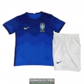 Camiseta Brasil Ninos Segunda Equipacion 2020-2021