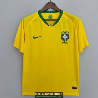 Camiseta Brasil Retro Primera Equipacion 2018/2019