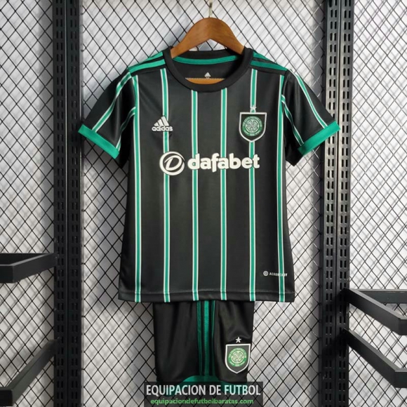 Camiseta Celtic Ninos Segunda Equipacion 2022/2023