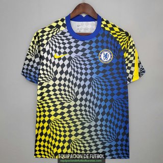 Camiseta Chelsea Training Blue Yellow II 2021/2022