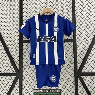Camiseta Deportivo Alaves Ninos Primera Equipacion 2023/2024