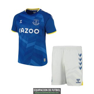 Camiseta Everton Ninos Primera Equipacion 2021/2022
