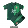 Camiseta Feyenoord Ninos Segunda Equipacion 2021/2022