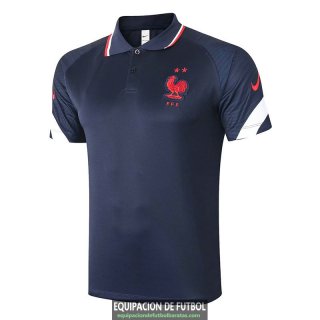 Camiseta Francia Polo Navy 2020-2021