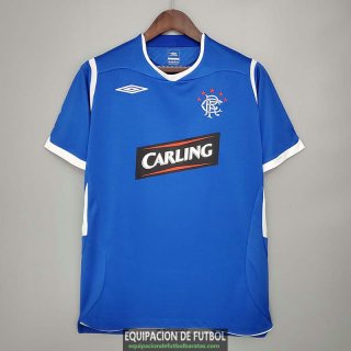 Camiseta Glasgow Rangers Retro Primera Equipacion 2008/2009