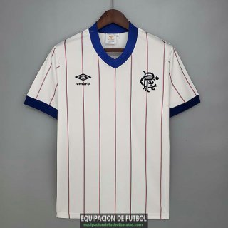 Camiseta Glasgow Rangers Retro Segunda Equipacion 1982/1983
