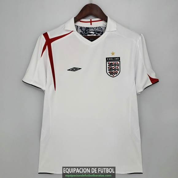 Camiseta Inglaterra Retro Primera Equipacion 2006/2007