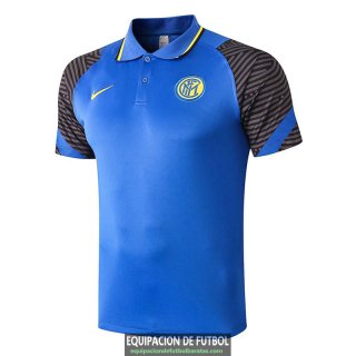 Camiseta Inter Milan Polo Blue 2020-2021