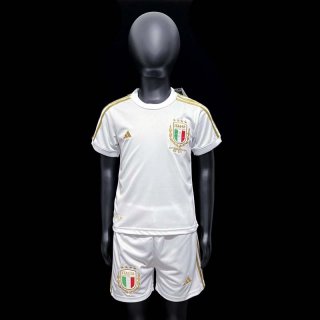 Camiseta Italia Ninos 125th Anniversary White 2023/2024