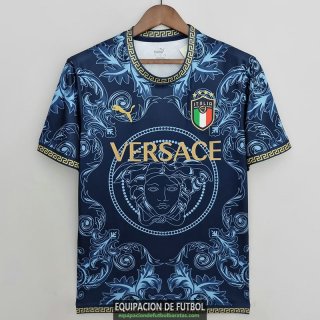Camiseta Italia x Versace Blue 2022/2023