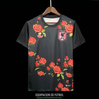 Camiseta Japon Rose Version Black 2023/2024