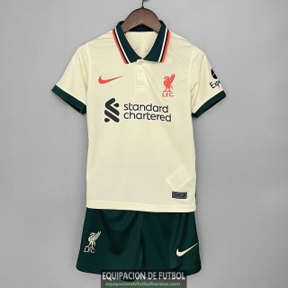 Camiseta Liverpool Ninos Segunda Equipacion 2021/2022