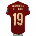 Camiseta Liverpool Primera Equipacion CHAMPIONS OF EUROPE 19