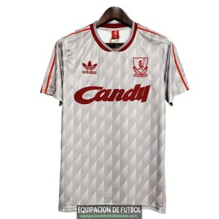 Camiseta Liverpool Retro Segunda Equipacion 1989 1991