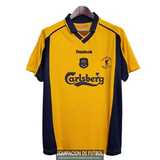 Camiseta Liverpool Retro Segunda Equipacion 2000 2001