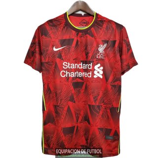 Camiseta Liverpool Training Red Black 2020/2021