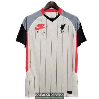 Camiseta Liverpool White 2020/2021