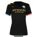 Camiseta Manchester City Camiseta Mujer Segunda Equipacion 2019-2020
