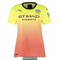 Camiseta Manchester City Camiseta Mujer Tercera Equipacion 2019-2020