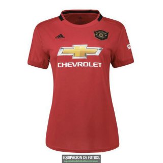 Camiseta Manchester United Camiseta Mujer Primera Equipacion 2019-2020