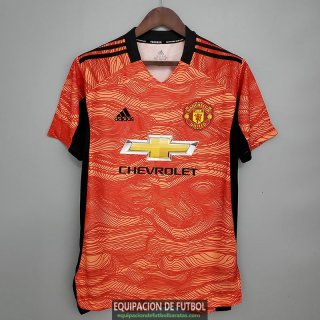 Camiseta Manchester United Portero Orange 2021/2022