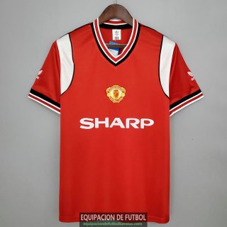 Camiseta Manchester United Retro Primera Equipacion 1985/1986