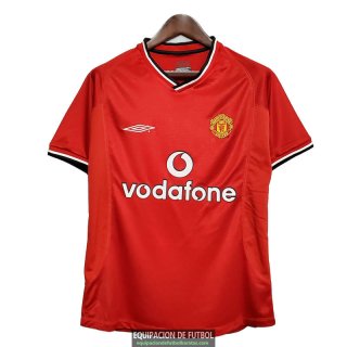 Camiseta Manchester United Retro Primera Equipacion 2000 2001