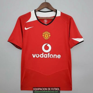 Camiseta Manchester United Retro Primera Equipacion 2004/2006