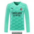 Camiseta Manga Larga AC Milan Portero Green 2020/2021