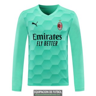 Camiseta Manga Larga AC Milan Portero Green 2020/2021